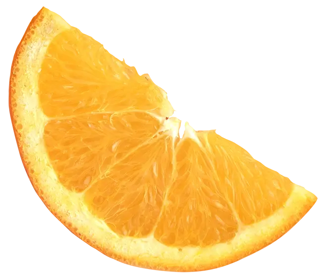 piece of orange